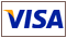Visa emblem with distinctive color scheme